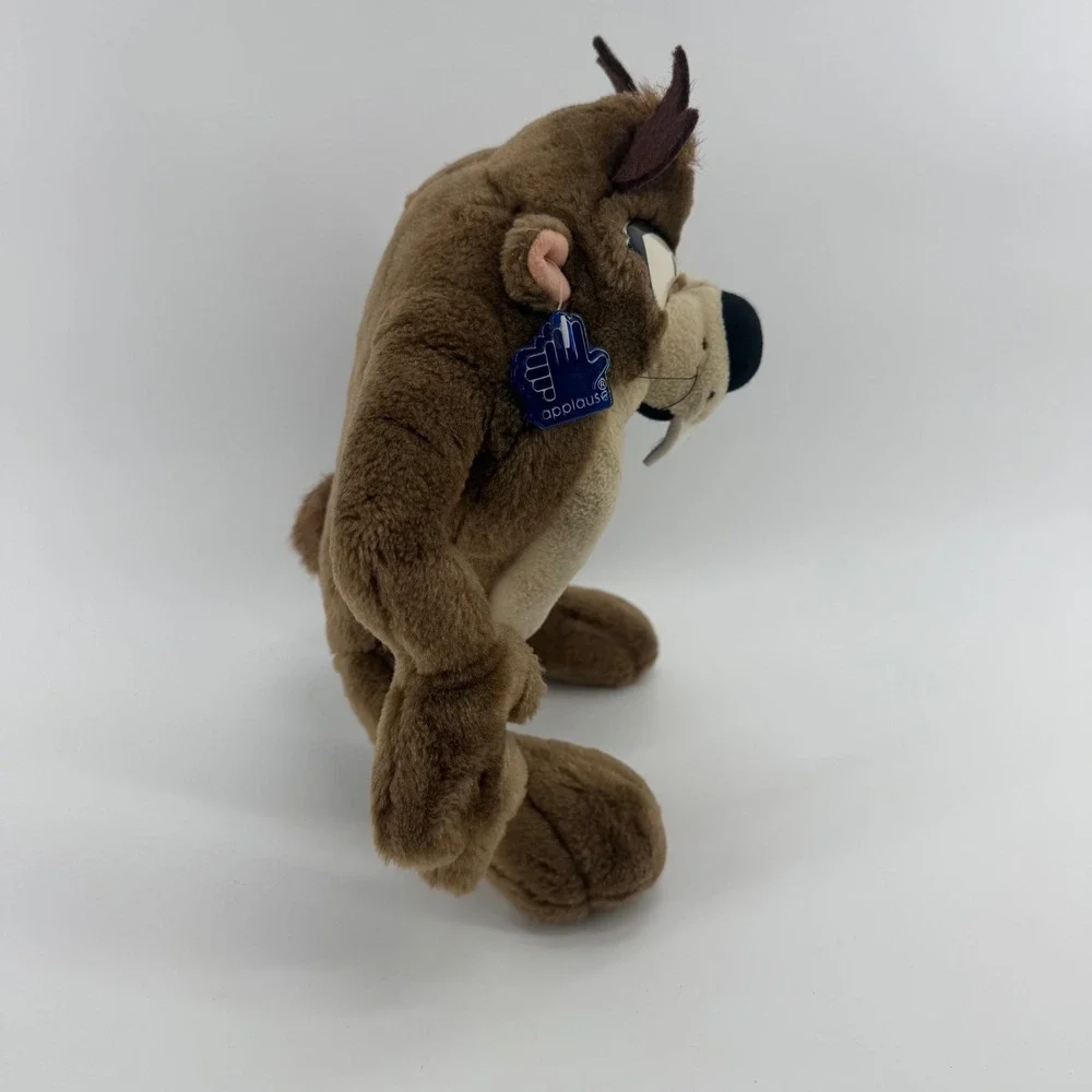Vintage 1994 Applause Looney Tunes Taz Tasmanian Devil Plush Snarling 12 inch
